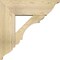 Ekena Millwork Olympic Traditional Rough Sawn Bracket w/ Offset Brace, Douglas Fir, 8"W x 24"D x 24"H BKT0806X24X24OLY01RDF - alternate 3